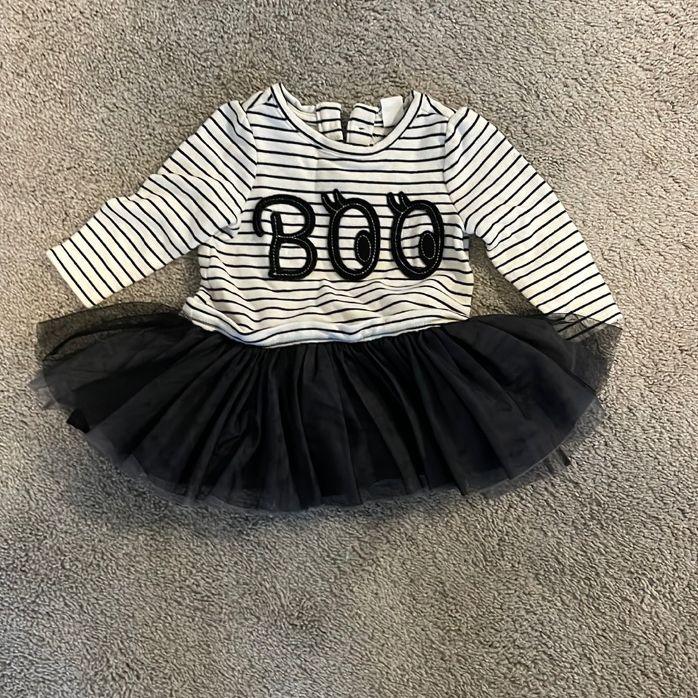 BOO Halloween Girls Toddler 6-12 month Dress